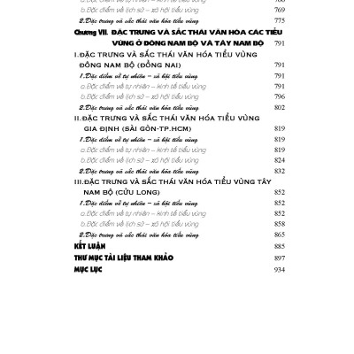 Đặc Trưng Và Sắc Thái Văn Hóa Vùng - Tiểu Vùng Ở Việt Nam