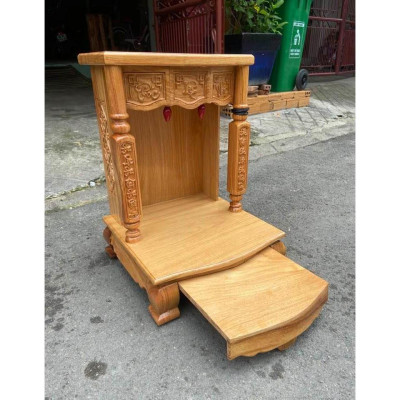 Bàn thờ thần tài ông địa 40 x 60cm , bàn thờ gỗ , bàn thờ ông địa