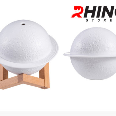Máy phun sương tinh dầu tạo ẩm Rhino H301 hình mặt trăng, dung tích 200ml, nhỏ gọn - Hàng chính hãng