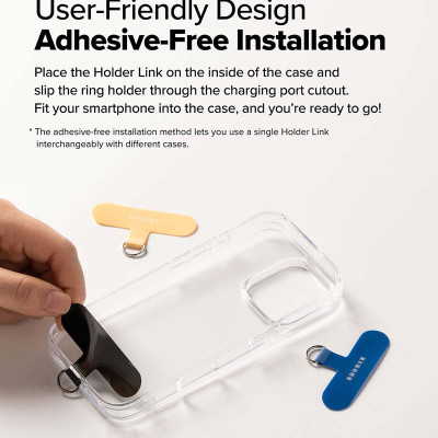 Dây đeo RINGKE Holder Link Flow Hand Strap U-Type - Hàng Chính Hãng