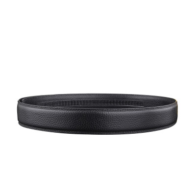 Thắt Lưng Nam Da Bò Thật 2 Lớp Không Có Khóa Đi Kèm Vân Mill bền đẹp 3.5cm CRATHERF