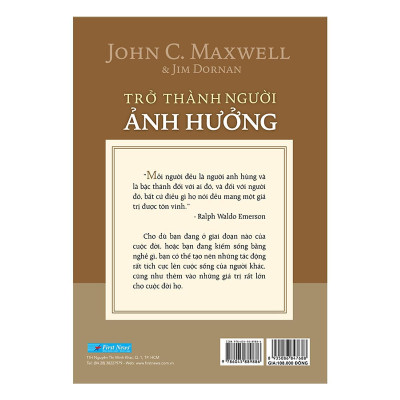 Sách - Trở Thành Người Ảnh Hưởng - First News