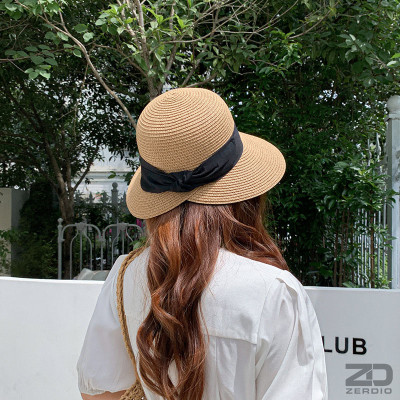 Mũ Cói Đi Biển Nữ Chống Nắng, Nón Rơm Phong Cách Hàn Quốc MCDBN06