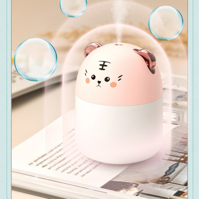 Máy phun sương tạo ẩm Rhino H903 dung tích 250ml, nhỏ gọn, không gây tiếng ồn, tích hợp đèn ngủ RGB nhiều màu - Hàng chính hãng