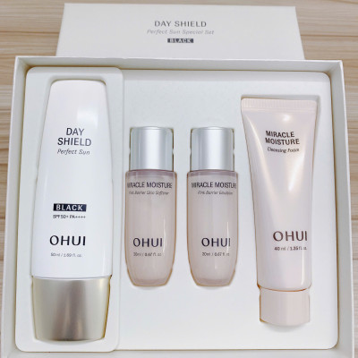 Bộ kem chống nắng OHUI DS PERFECT SUN BLACK SET