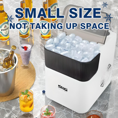 Máy làm đá viên siêu tốc, chỉ trong 6 phút thương hiệu Nga cao cấp DSP KD8001 - Hàng Nhập Khẩu