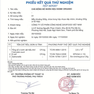 Chà bông bò KIDBE ORGANIC dành cho trẻ em từ 18 tháng đến 36 tháng tuổi; thực phẩm bổ dưỡng thiết yếu giúp trẻ hay ăn chóng lớn