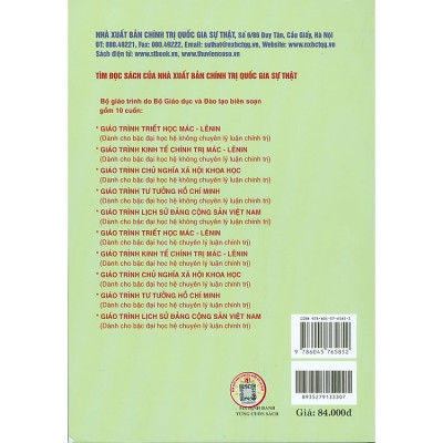 Giáo trình Chủ nghĩa xã hội khoa học (Dành cho bậc đại học hệ chuyên lý luận chính trị)