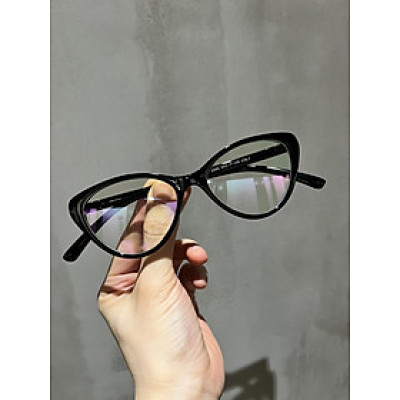 Kính thời trang nữ Mắt mèo nhựa đen