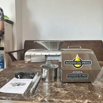 Máy ép dầu thực vật Nóng và Lạnh dùng trong gia đình hoặc nhà hàng thương hiệu Anh Quốc AOSIDA WF-J168 - Hàng Chính Hãng