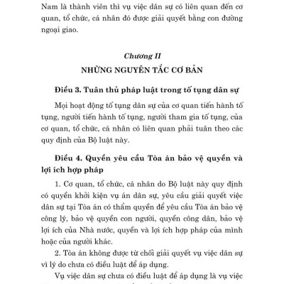 Bộ luật tố tụng dân sự ( bản in 2024)