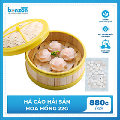 Há cảo hải sản hoa hồng 880gr