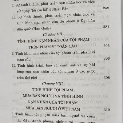 Nạn Nhân Học : Một Số Vấn Đề Lý Luận Và Thực Tiễn 