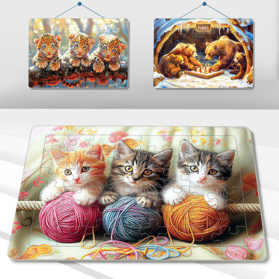 Xếp hình Tia Sáng Meo Meo Meo (48 Mảnh Ghép)