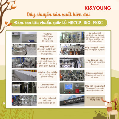 Gạc hươu non/Nước nhung hươu cao cấp Ki&Young cho trẻ từ 1 tuổi - ALADDINVINA