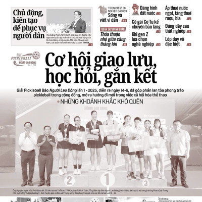 báo Người Lao Động từ ngày 09-06-2025 đến 15-06-2025