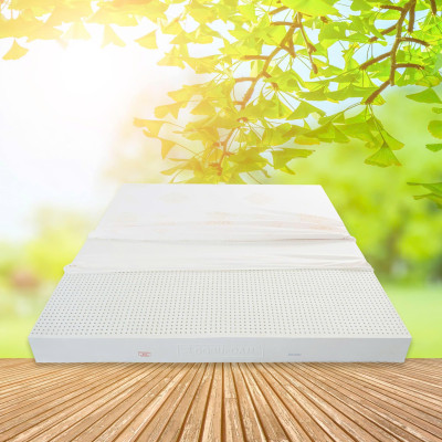 Nệm Cao Su Thiên Nhiên Deluxe 2 Mặt Lỗ Đồng Phú