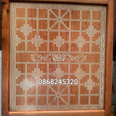 Bàn cờ tướng bằng gỗ hương đá tuyệt đẹp kt 55×60×8cm