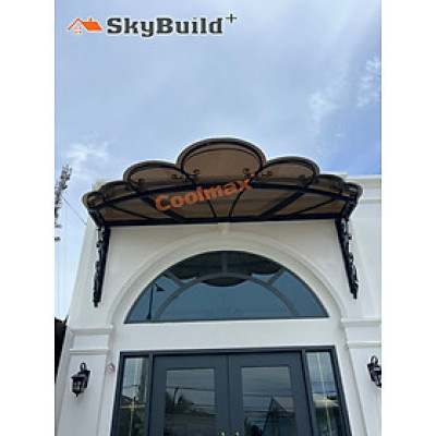 Tấm poly đặc Coolmax 2,4ly, khổ rộng 1,52m - tấm lợp lấy sáng - tấm nhựa trong suốt