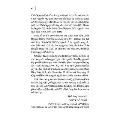 Sách - Việt Nhật Thông Thư - Các Bức Quốc Thư Bang Giao Giữa Chính Quyền Đàng Trong Với Nhật Bản Thế Kỷ XVI - XVII
