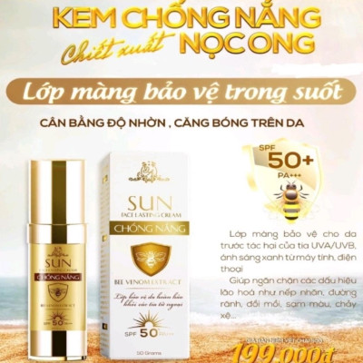 Kem Chống Nắng Collagen X3 Spf 50+++ Kem Chống Nắng Lâu Trôi Dưỡng Trắng Da Đông Anh Chính Hãng 50g