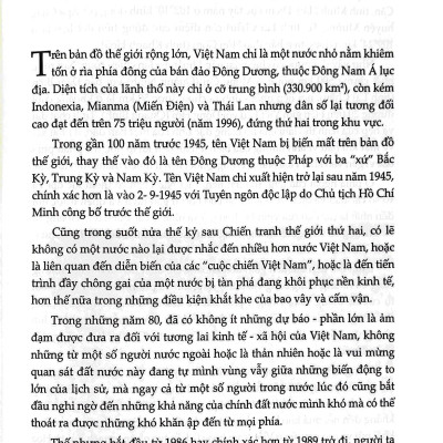 Việt Nam - Lãnh Thổ Và Các Vùng Địa Lý