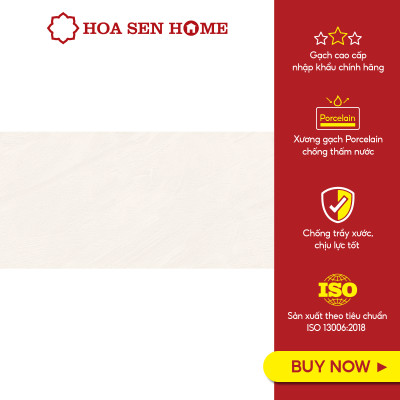 Gạch men ốp tường LUSTRA INCEF0300600015TN độ hút ẩm dưới 0.5%, màu trắng ngà, chống trơn trượt, vấn đá tự nhiên, kích thước  300mmx600mm, thùng 6 viên - Hàng chính hãng