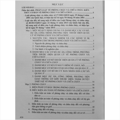 Sách Quy Chuẩn Kỹ Thuật Quốc Gia về An Toàn Cháy Cho Nhà và Công Trình (Thông tư số 09/2023/TT-BXD ngày 16 tháng 10 năm 2023 của Bộ Xây dựng Ban hành sửa đổi: 1:2023 QCVN 06:2022/BXD) - V2286T