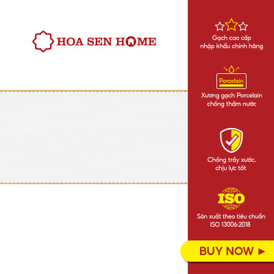 Gạch ốp tường bán sứ LUSTILE VNOML0300600002TN bề mặt bóng, độ hút nước thấp, kích thước 300mmx600mm, thùng 8 viên - Hàng chính hãng