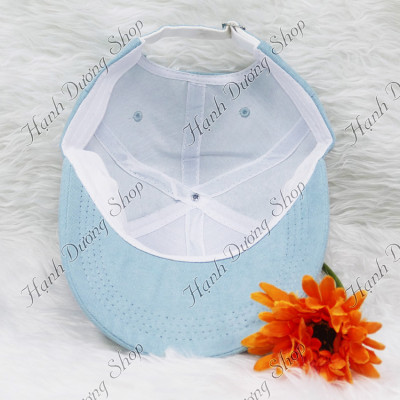  Nón kết nhung thêu chữ B nhung mịn thời trang dành cho cả nam và nữ, có đuôi tăng giảm size