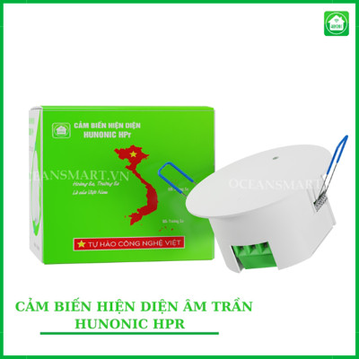 Cảm Biến Hiện Diện Thông Minh Hunonic, Cảm Biến Bật Tắt Đèn Nhà Vệ Sinh - HNSSHPR