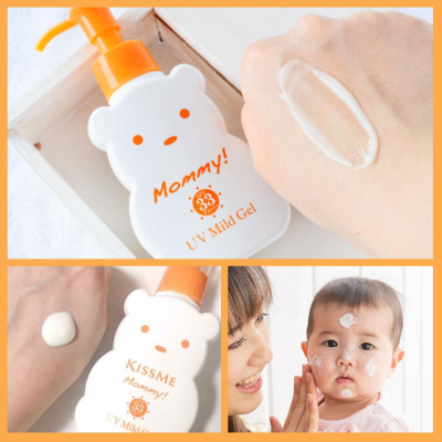 Kem Chống Nắng Dành Cho Trẻ Em Từ 06 Tháng Và Người Có Làn Da Nhạy Cảm Kissme Mommy (Chai 100 G)