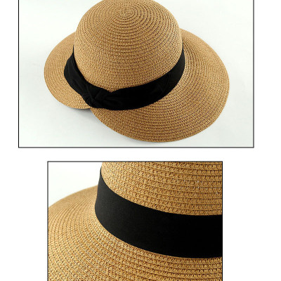 Mũ Cói Đi Biển Nữ Chống Nắng, Nón Rơm Phong Cách Hàn Quốc MCDBN06