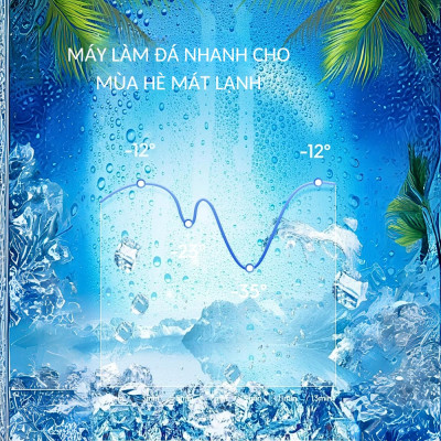 Máy làm đá tự động gia đình SOKANY làm đá nhanh trong vài phút, tiện dụng tiết kiệm điện - SK03038 - HÀNG CHÍNH HÃNG