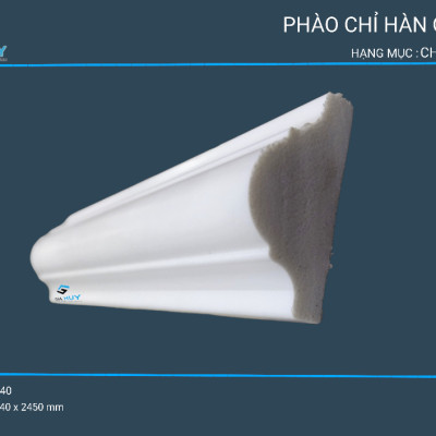 Phào Chỉ nhựa 40mm Hàn Quốc