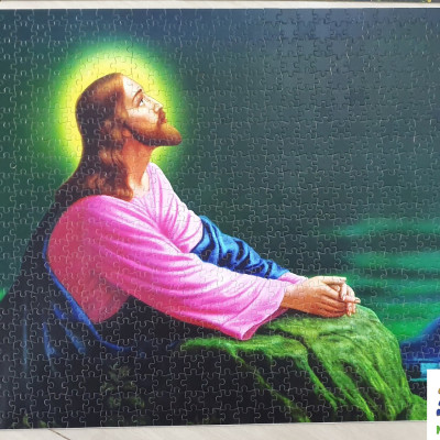 Bộ Tranh Xếp Hình Minh Châu 500 Mảnh – Jesus (Kích Thước 40x50cm)