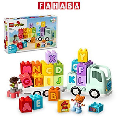 Đồ Chơi Lắp Ráp Đoàn Tàu Học Chữ - Alphabet Truck - Lego Duplo 10421 (36 Mảnh Ghép)