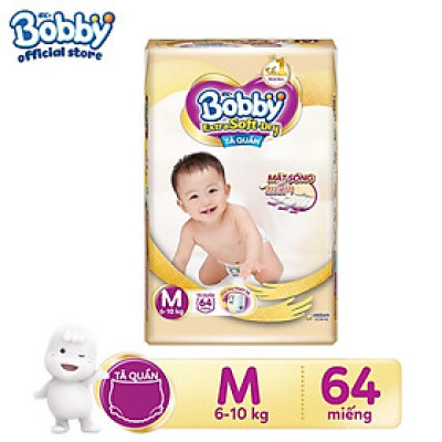 Tã Bobby Quần Extra Soft Dry 