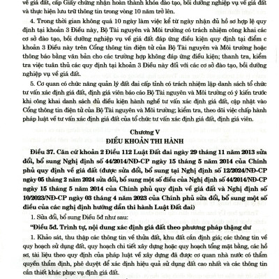 Luật Đất Đai Năm 2024 Và Các Văn Bản Hướng Dẫn Thi Hành 