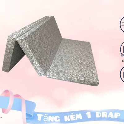 Nệm Gòn Japan Cao Cấp Gấp 3 Dày 5cm Đủ Size ( Giao Màu Ngẫu Nhiên )