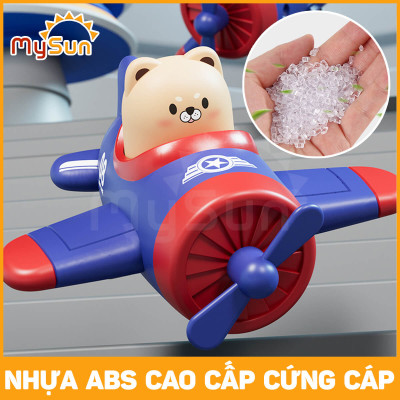 Máy bay đồ chơi mini cho bé trai chạy lên dây cót trẻ em gái MySun
