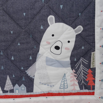 Bộ ga chun chần Everon EPM22074 ( 01 ga chun chần + 02 vỏ gối 45cmx65cm )