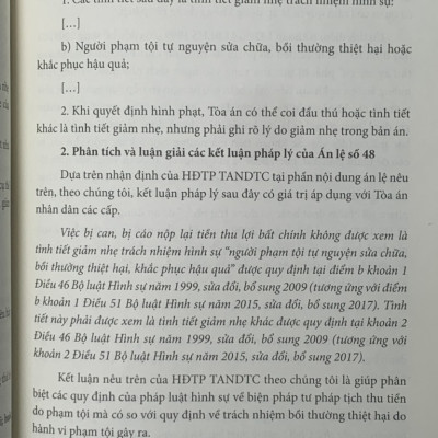 Án lệ Việt Nam – Phân tích và luận giải (Tập 2: từ án lệ 44 đến án lệ 70) – tái bản lần thứ nhất