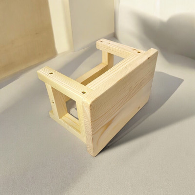 Ghế Đẩu Gỗ Vuông Nhỏ