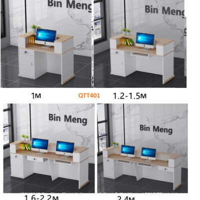 QUẦY LỄ TÂN, QUẦY TIẾP TÂN, QUẦY TÍNH TIỀN, QUẦY THU NGÂN QTT401 - Nội thất lắp ráp Viễn Đông Adv