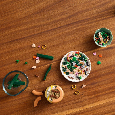 Đồ Chơi Lắp Ráp Lego Xe Hoa Lan Nhỏ - 10343 Mini Orchid - Lego Botanicals 10343 (274 Mảnh Ghép)