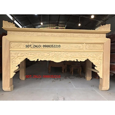 án gian phòng thờ gỗ gụ nam phi