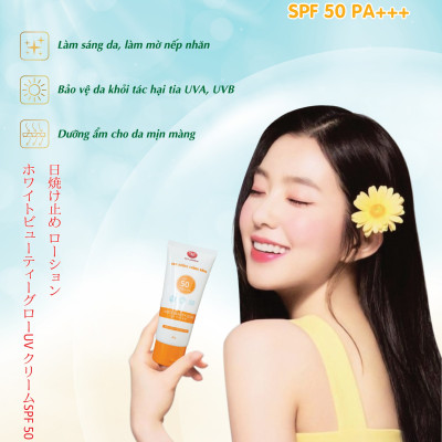 KEM DƯỠNG CHỐNG NẮNG MATISUKA WHITE BEAUTY GLOW UV CREAM SPF 50 PA +++
