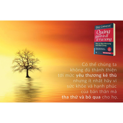 Sách - Quẳng Gánh Lo Đi Và Vui Sống - Bìa Cứng - First News