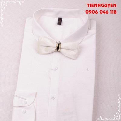 Nơ đeo cổ nam Hàn Quốc - nơ nhung